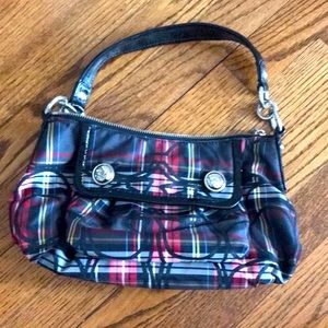 Coach plaid handbag